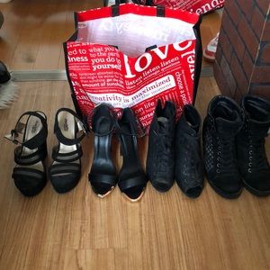 BUNDLE OF CUTE BLACK HEELS